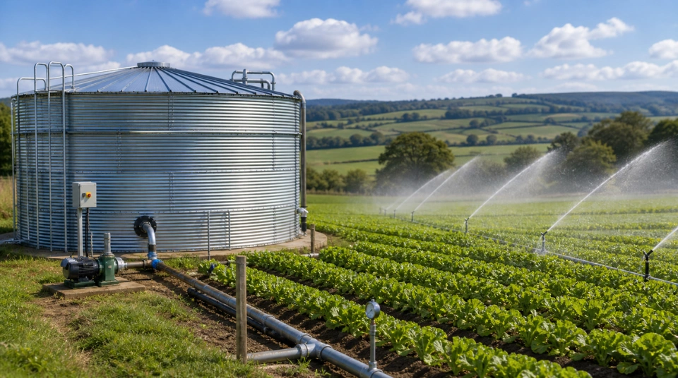 What Is Irrigation How Steel Water Tanks Support UK Farm Irrigation
